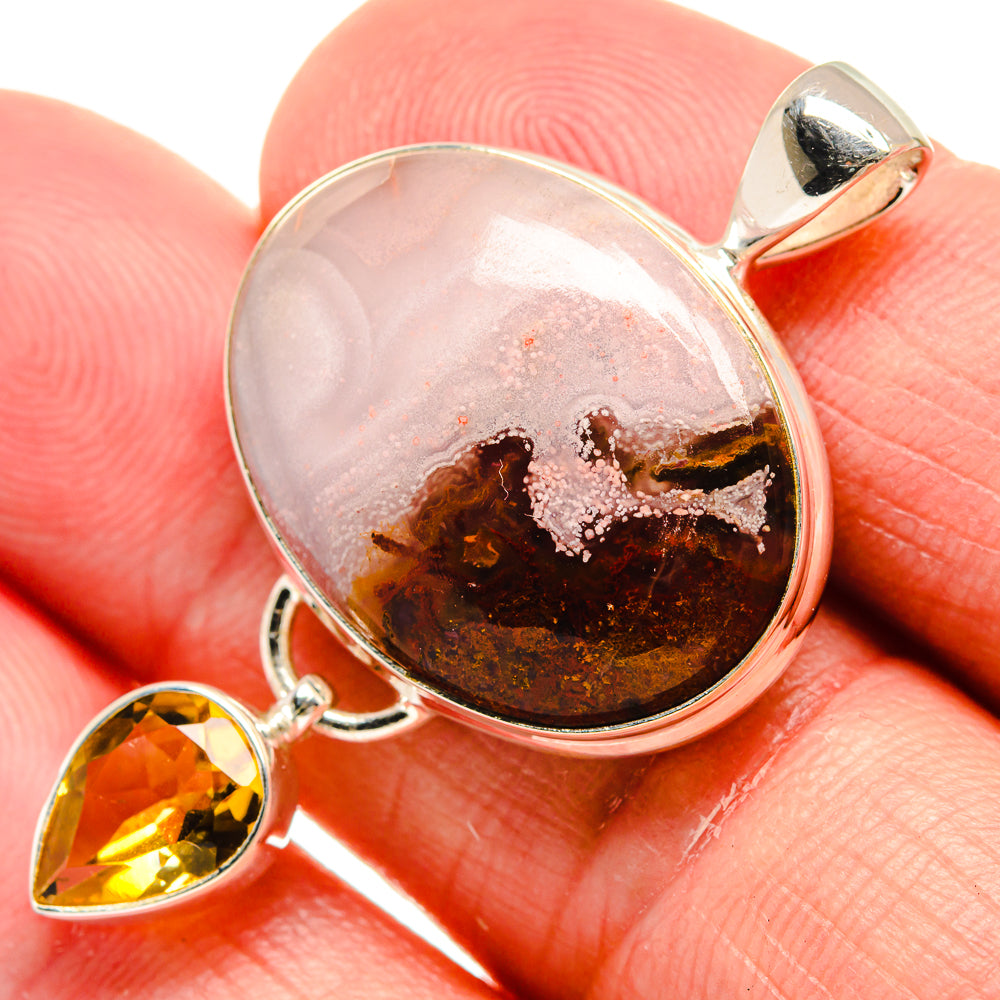 Ocean Jasper Pendants handcrafted by Ana Silver Co - PD22060