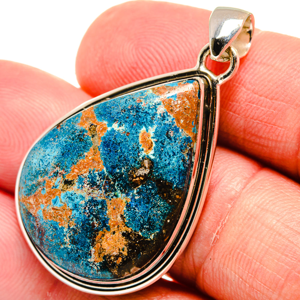 Shattuckite Pendants handcrafted by Ana Silver Co - PD22067