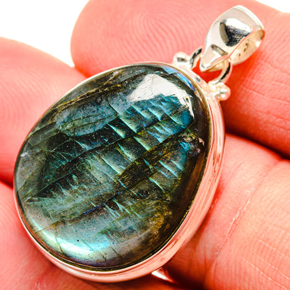 Labradorite Pendants handcrafted by Ana Silver Co - PD22075
