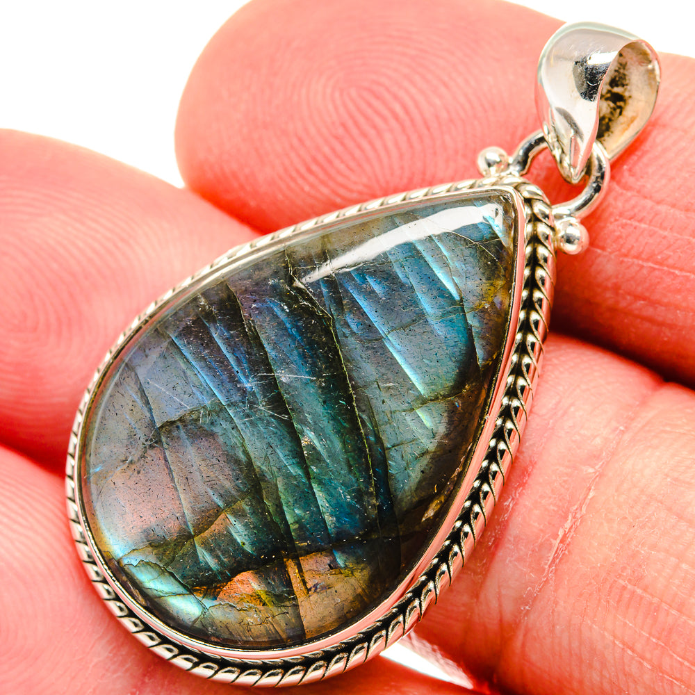 Labradorite Pendants handcrafted by Ana Silver Co - PD22077