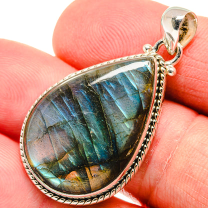 Labradorite Pendants handcrafted by Ana Silver Co - PD22077