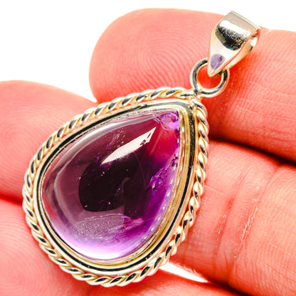 Amethyst Pendants handcrafted by Ana Silver Co - PD22080