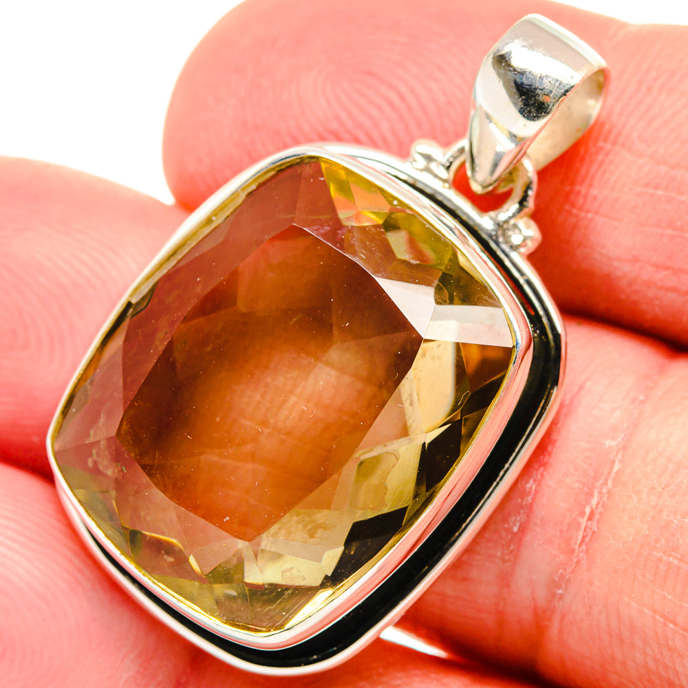 Smoky Quartz Pendants handcrafted by Ana Silver Co - PD22081