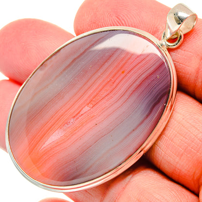 Botswana Agate Pendants handcrafted by Ana Silver Co - PD22116