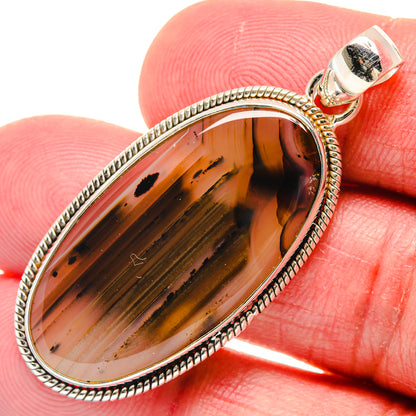 Montana Agate Pendants handcrafted by Ana Silver Co - PD22121