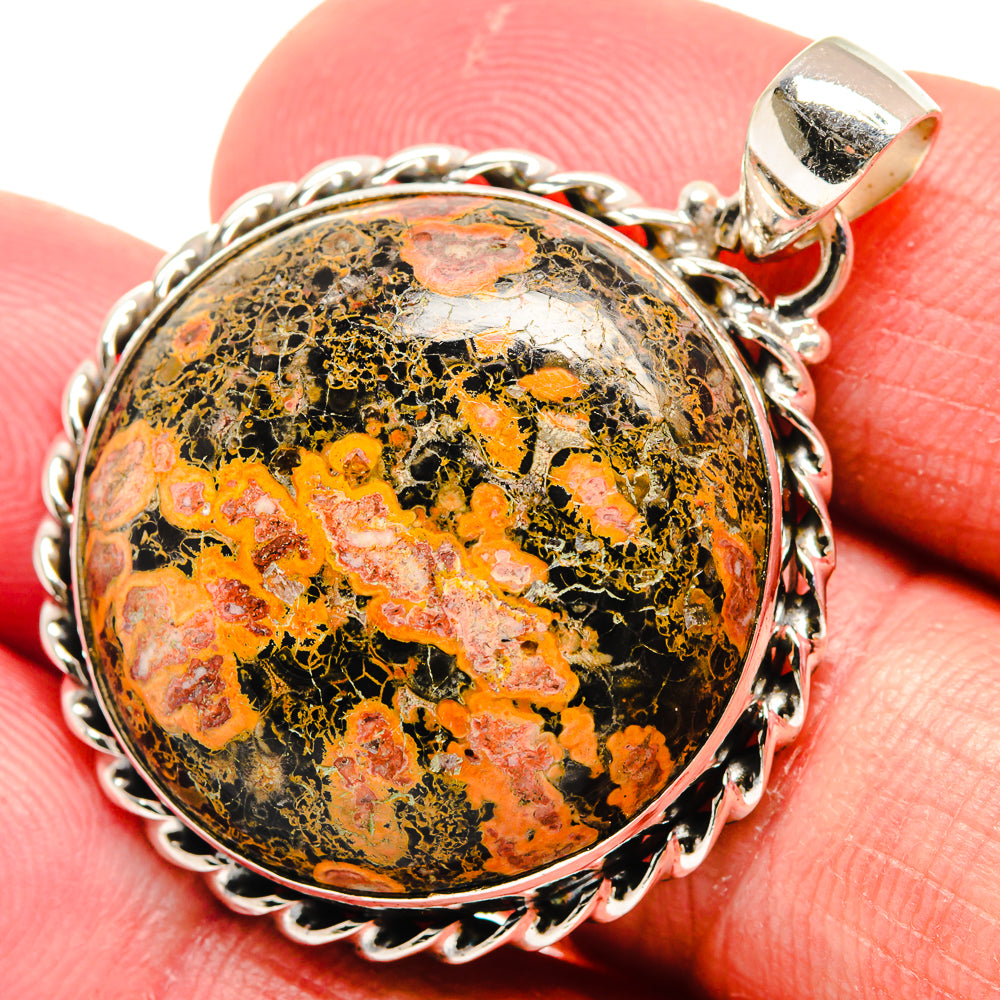 Poppy Jasper Pendants handcrafted by Ana Silver Co - PD22123