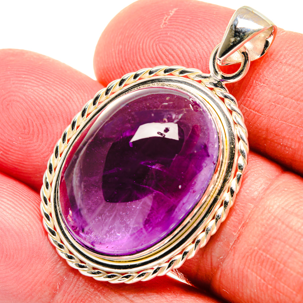 Amethyst Pendants handcrafted by Ana Silver Co - PD22126