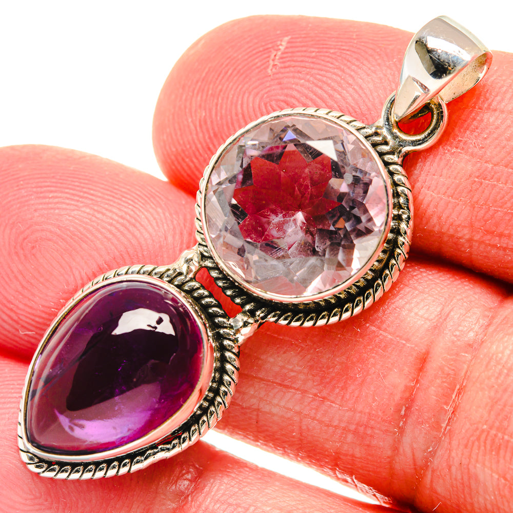 Kunzite Pendants handcrafted by Ana Silver Co - PD22127