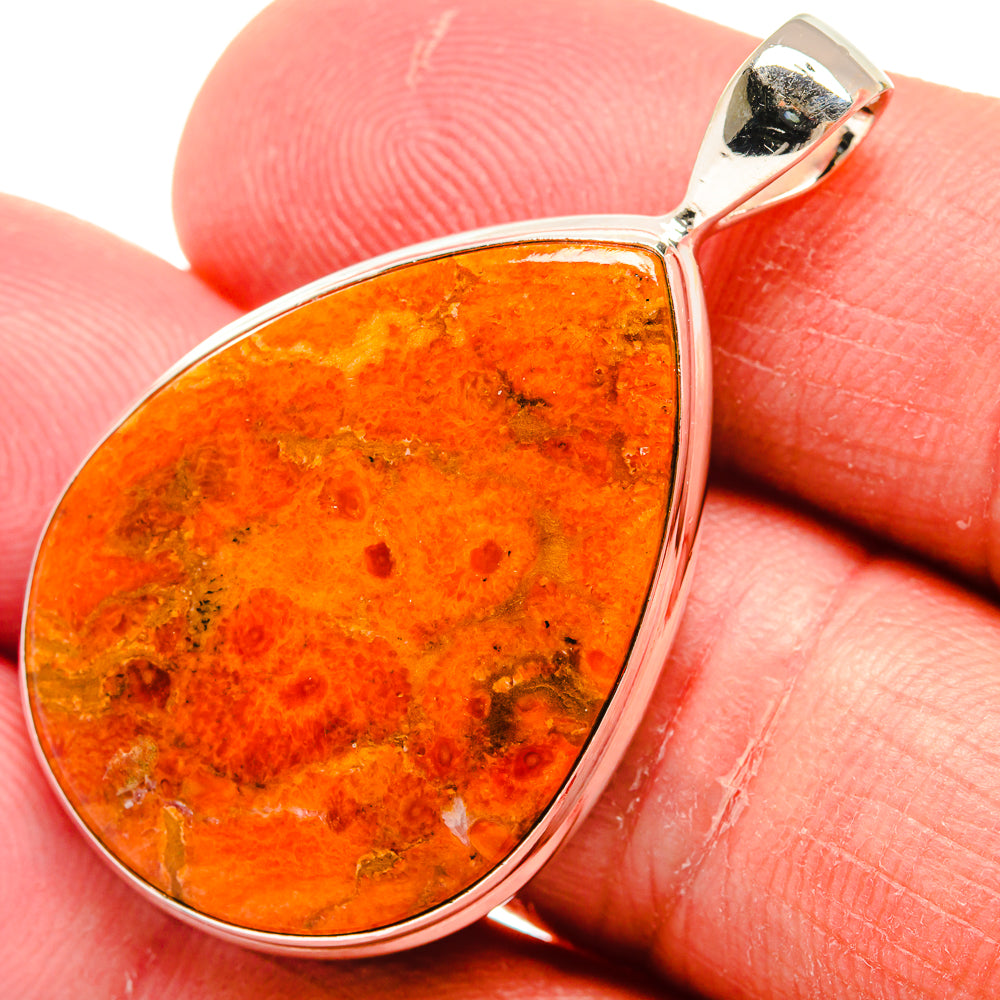 Sponge Coral Pendants handcrafted by Ana Silver Co - PD22138