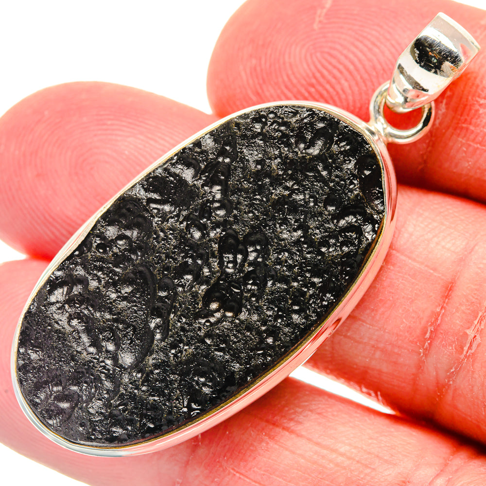 Tektite Pendants handcrafted by Ana Silver Co - PD22141