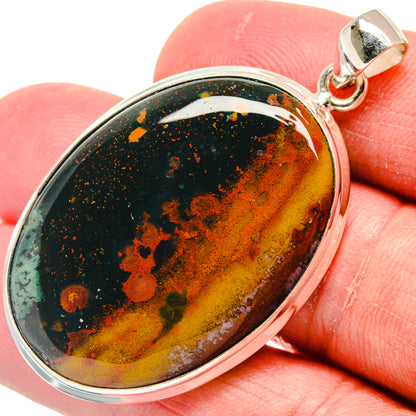 Ocean Jasper Pendants handcrafted by Ana Silver Co - PD22142