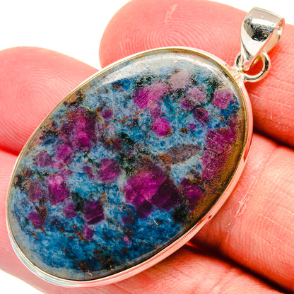 Ruby Fuchsite Pendants handcrafted by Ana Silver Co - PD22143