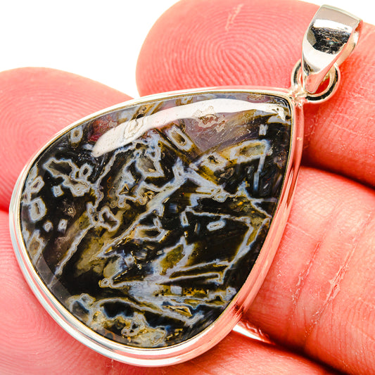Turkish Tube Agate Pendants handcrafted by Ana Silver Co - PD22149