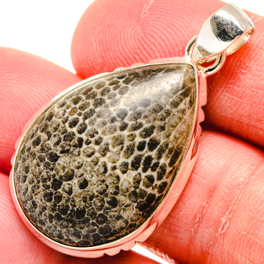 Stingray Coral Pendants handcrafted by Ana Silver Co - PD22150