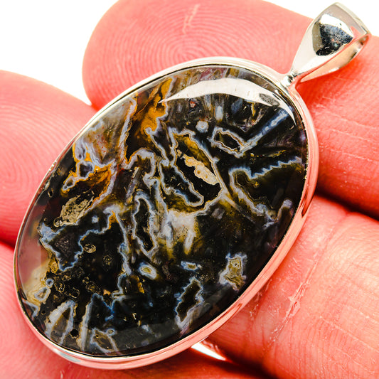 Turkish Tube Agate Pendants handcrafted by Ana Silver Co - PD22151