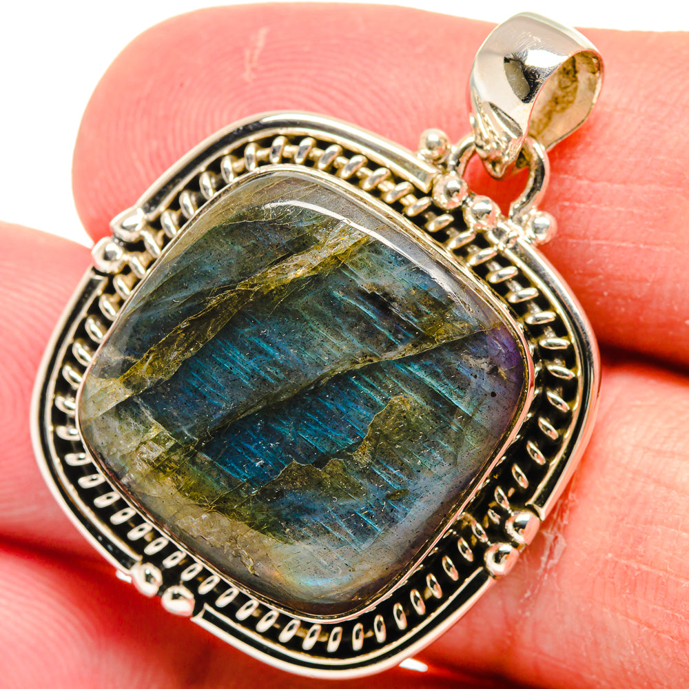 Labradorite Pendants handcrafted by Ana Silver Co - PD22155