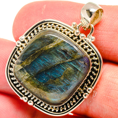 Labradorite Pendants handcrafted by Ana Silver Co - PD22155