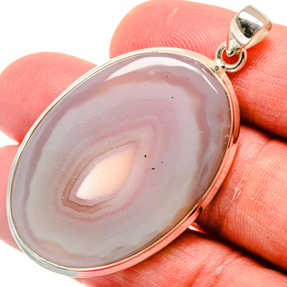 Botswana Agate Pendants handcrafted by Ana Silver Co - PD22161