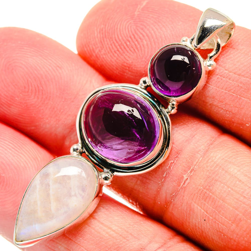 Amethyst Pendants handcrafted by Ana Silver Co - PD22171