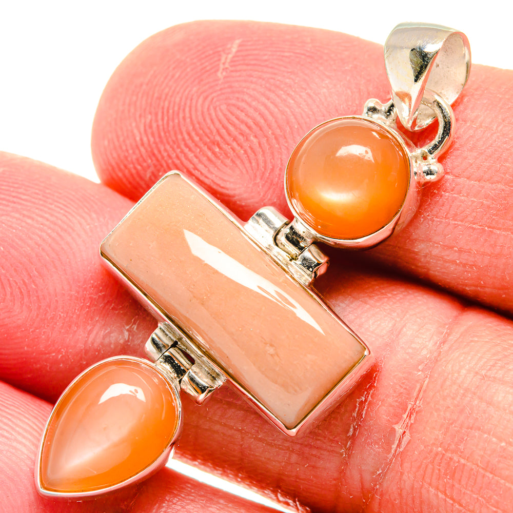 Sunstone Pendants handcrafted by Ana Silver Co - PD22178