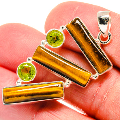 Tiger Eye Pendants handcrafted by Ana Silver Co - PD22188