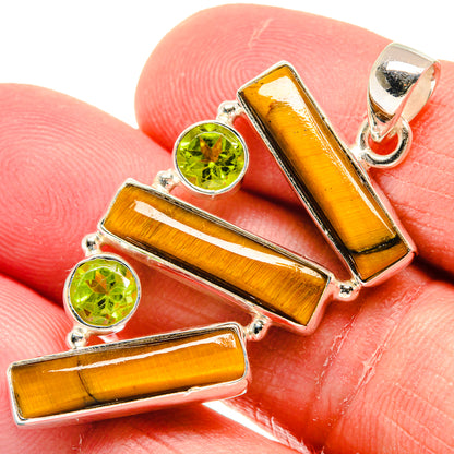 Tiger Eye Pendants handcrafted by Ana Silver Co - PD22190