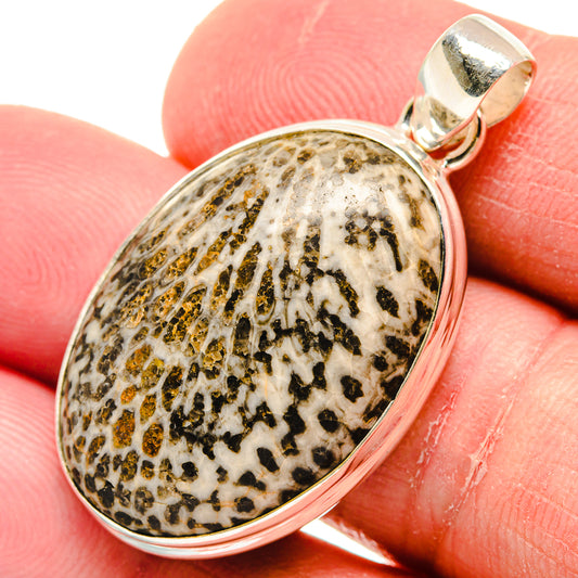 Stingray Coral Pendants handcrafted by Ana Silver Co - PD22196
