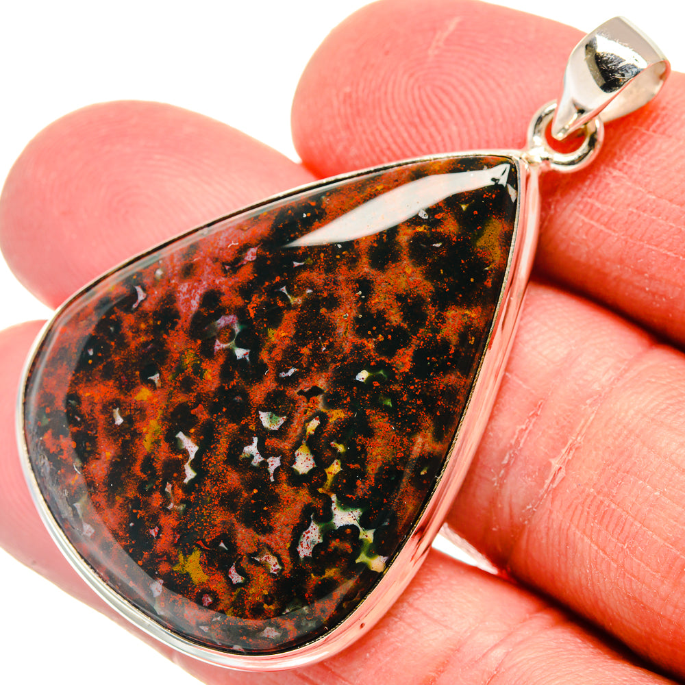 Ocean Jasper Pendants handcrafted by Ana Silver Co - PD22199