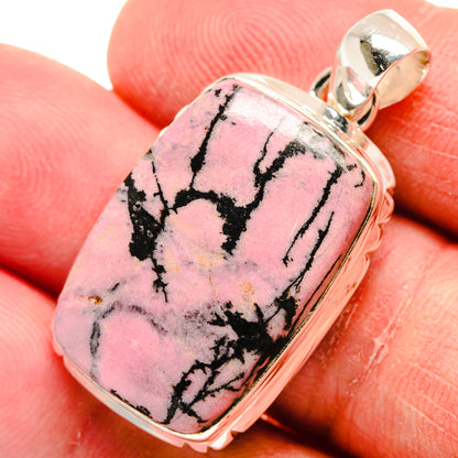 Rhodonite Pendants handcrafted by Ana Silver Co - PD22207