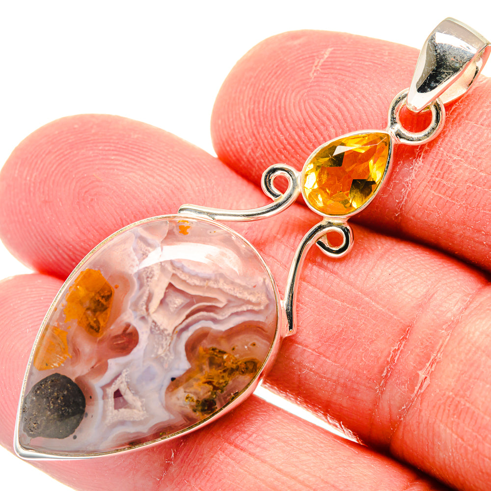 Ocean Jasper Pendants handcrafted by Ana Silver Co - PD22211