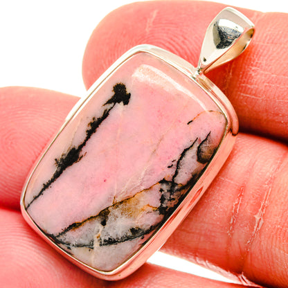 Rhodonite Pendants handcrafted by Ana Silver Co - PD22212