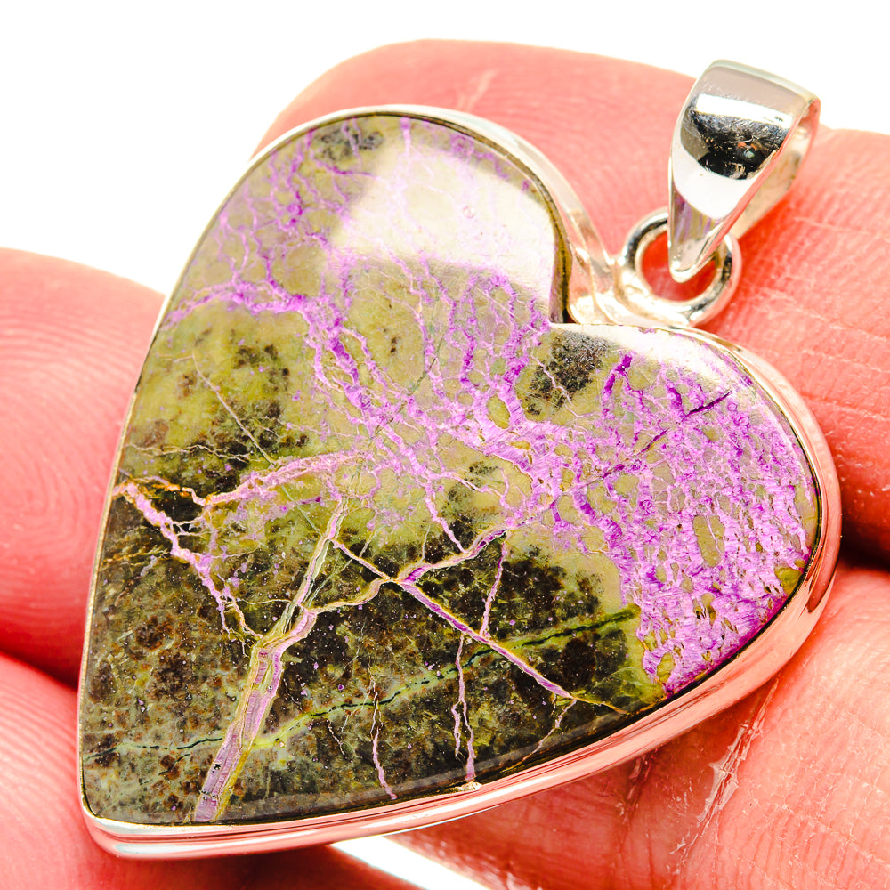 Stichtite Pendants handcrafted by Ana Silver Co - PD22214