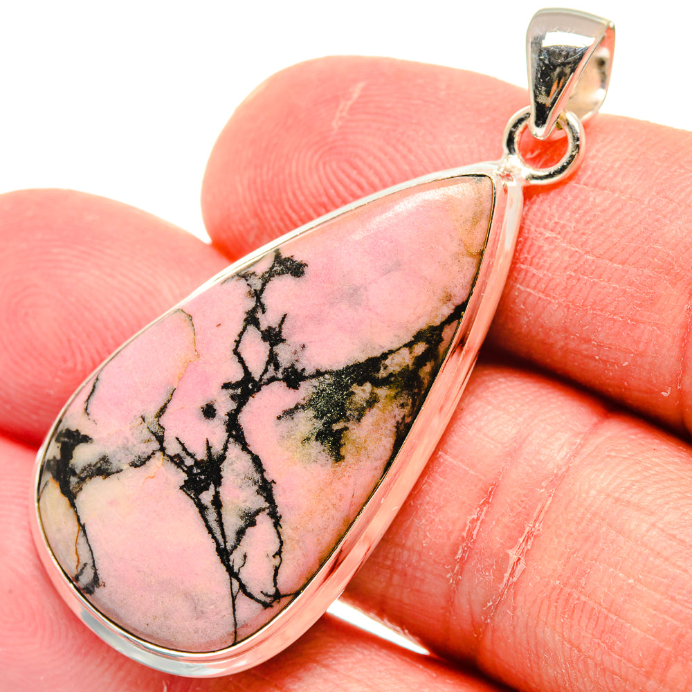 Rhodonite Pendants handcrafted by Ana Silver Co - PD22218