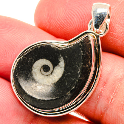 Pinolith Jasper Fossil Pendants handcrafted by Ana Silver Co - PD22221
