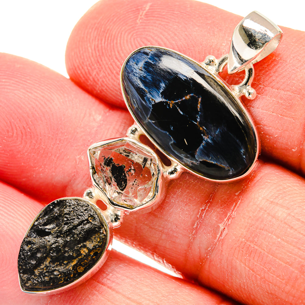 Pietersite Pendants handcrafted by Ana Silver Co - PD22229