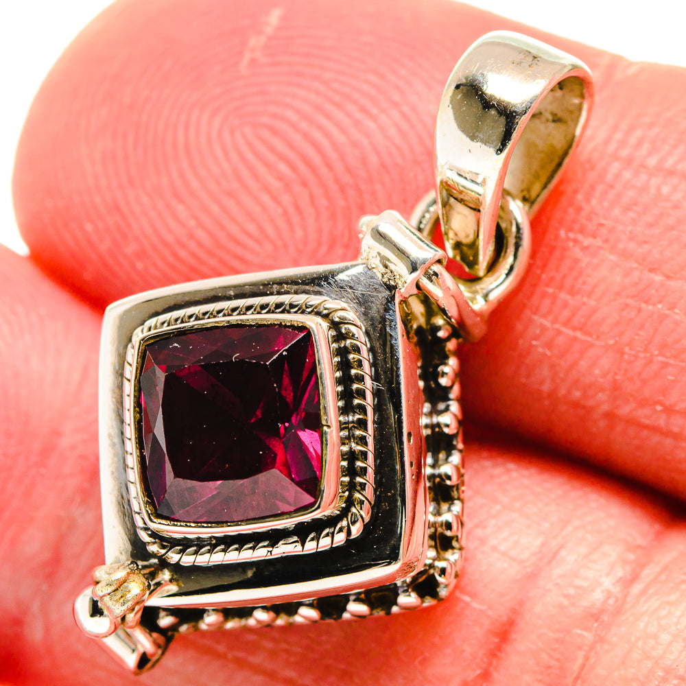 Garnet Pendants handcrafted by Ana Silver Co - PD22239