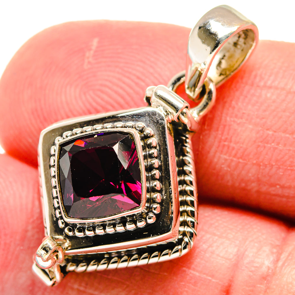 Garnet Pendants handcrafted by Ana Silver Co - PD22242