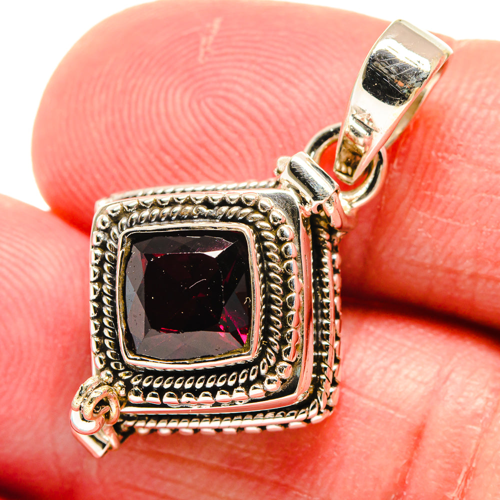 Garnet Pendants handcrafted by Ana Silver Co - PD22244