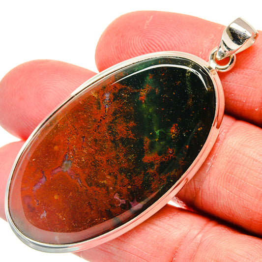 Bloodstone Pendants handcrafted by Ana Silver Co - PD22248