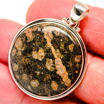 Fireworks Obsidian Pendants handcrafted by Ana Silver Co - PD22253