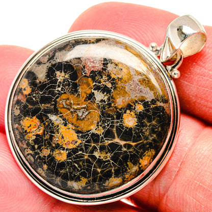 Fireworks Obsidian Pendants handcrafted by Ana Silver Co - PD22256
