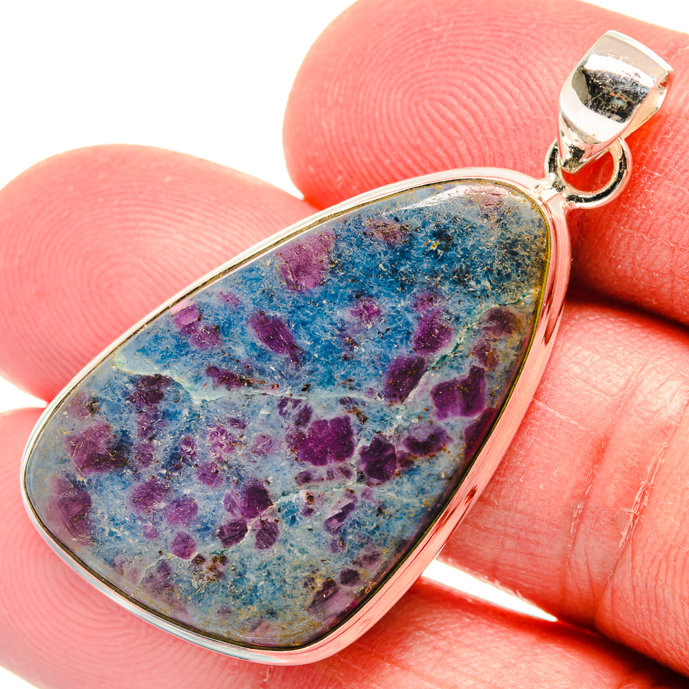 Ruby Fuchsite Pendants handcrafted by Ana Silver Co - PD22261