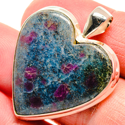 Ruby Fuchsite Pendants handcrafted by Ana Silver Co - PD22264