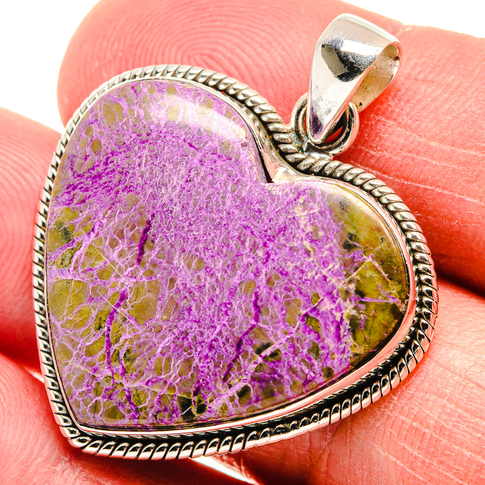 Stichtite Pendants handcrafted by Ana Silver Co - PD22281