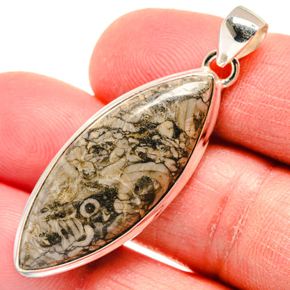 Pinolith Jasper Pendants handcrafted by Ana Silver Co - PD22285