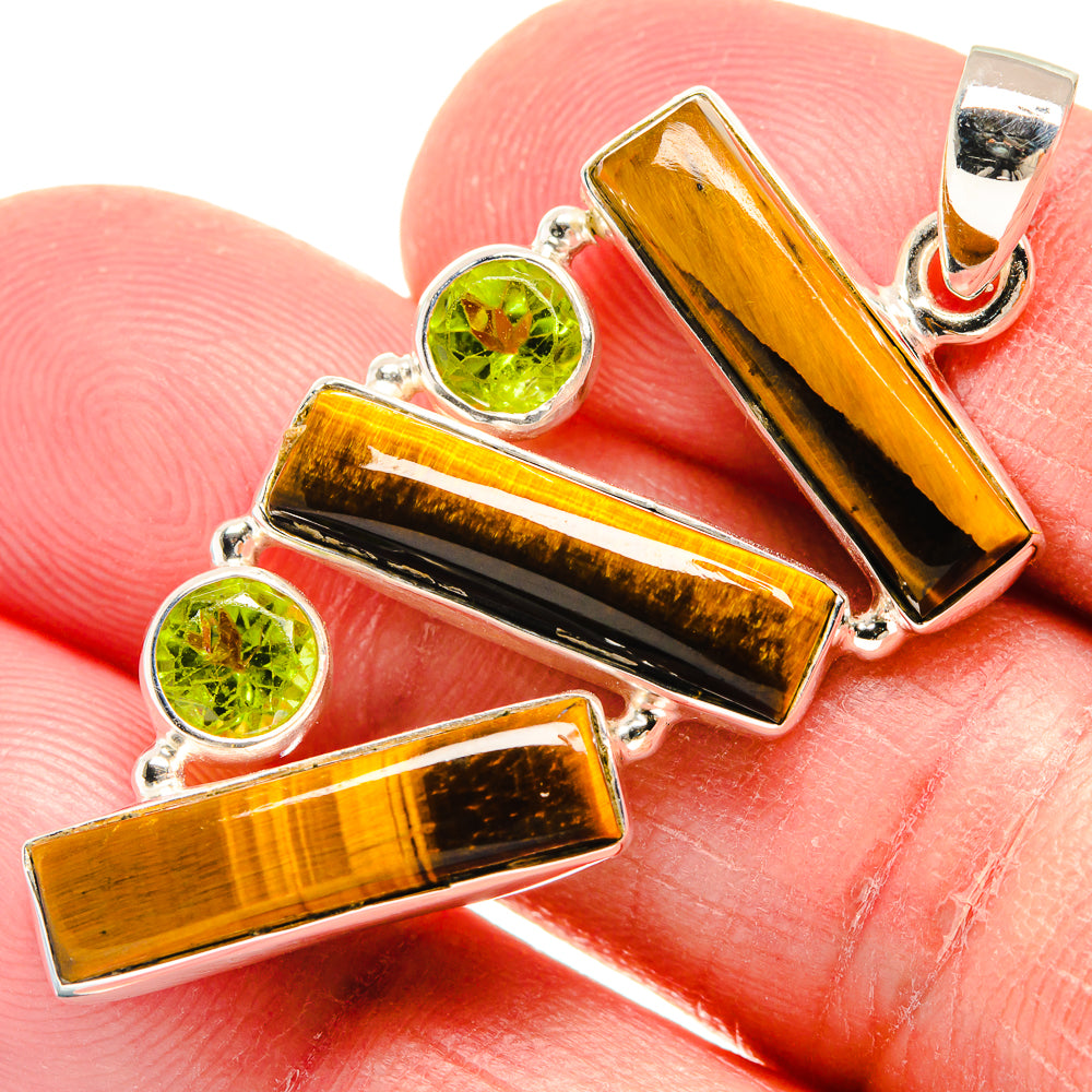 Tiger Eye Pendants handcrafted by Ana Silver Co - PD22291