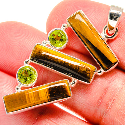 Tiger Eye Pendants handcrafted by Ana Silver Co - PD22291