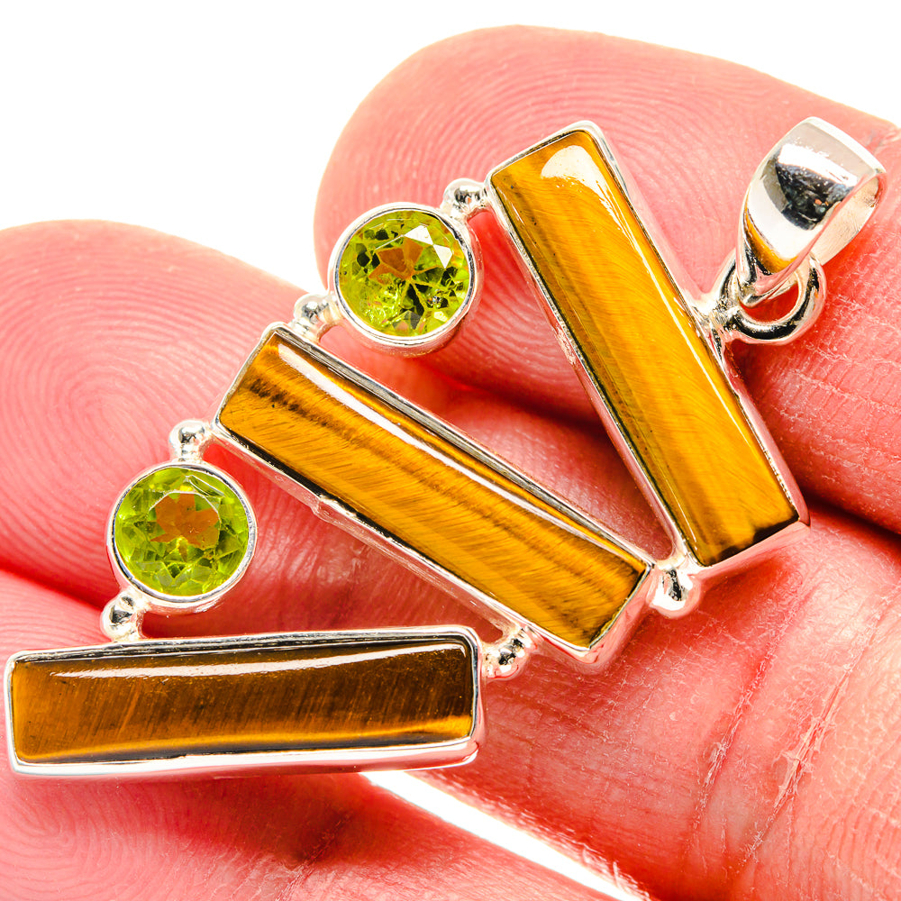 Tiger Eye Pendants handcrafted by Ana Silver Co - PD22292