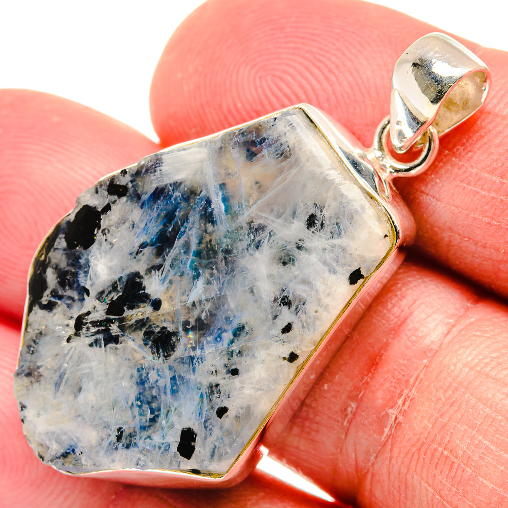 Rainbow Moonstone Pendants handcrafted by Ana Silver Co - PD22295