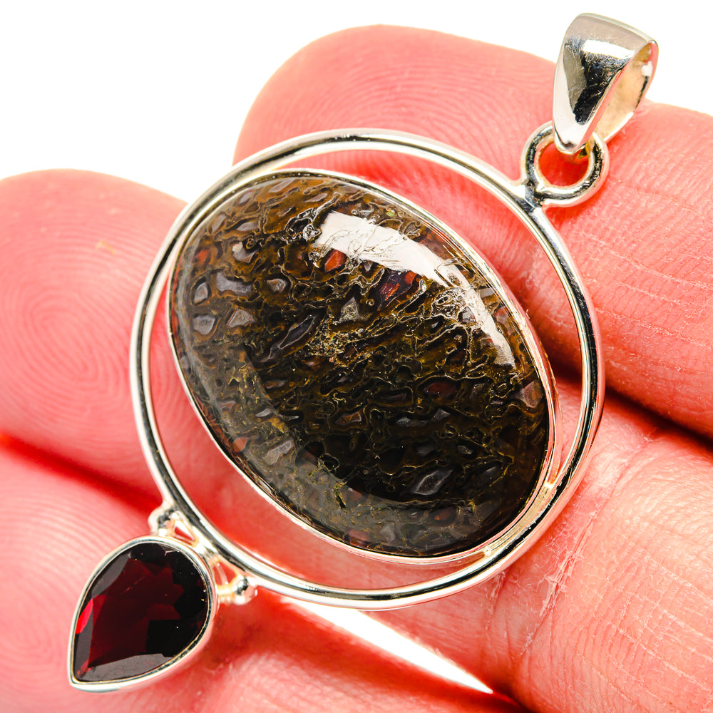 Dinosaur Bone Pendants handcrafted by Ana Silver Co - PD22296